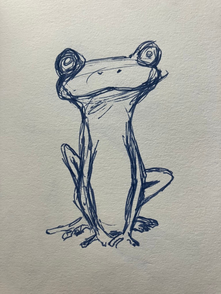 Your writer as a frog